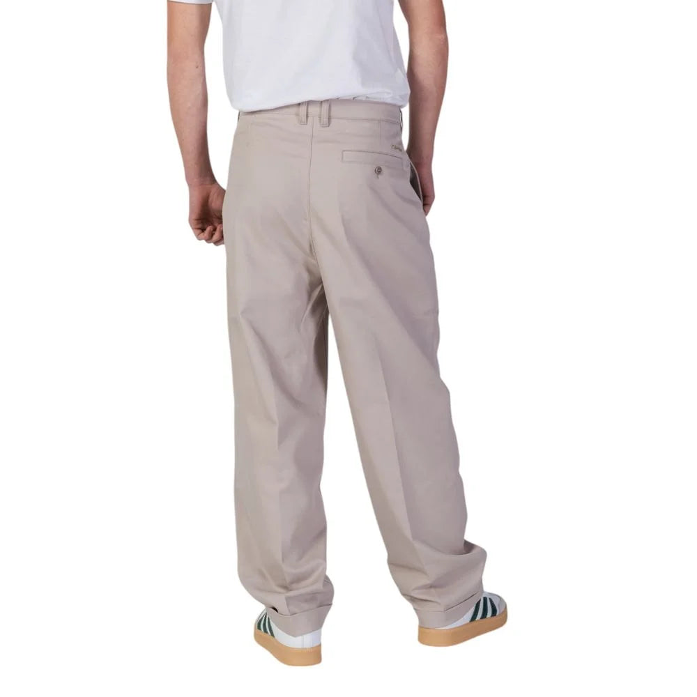 Calvin Klein Jeans Beige Recycled Polyester Pant