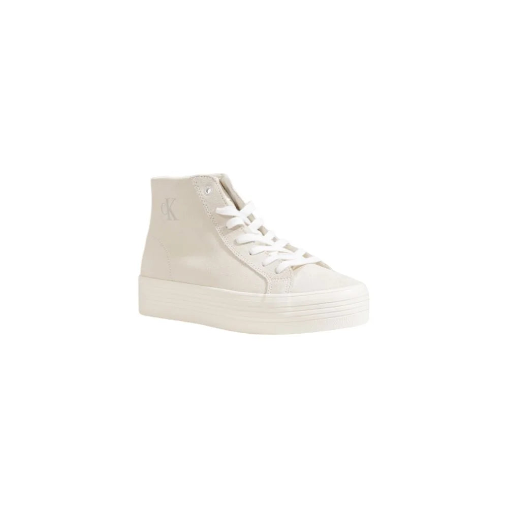 Calvin Klein Jeans Beige Suede Leather Sneaker - EU40/US10