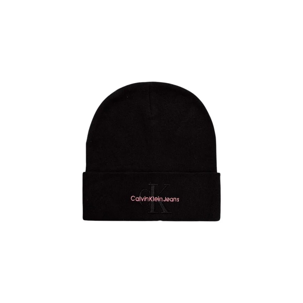Calvin Klein Jeans Black Cotton Caps Baseball Hat - UNI