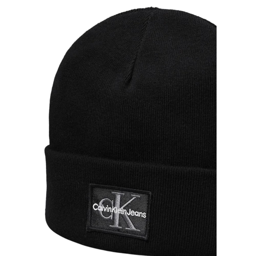 Calvin Klein Jeans Black Cotton Caps Baseball Hat - UNI