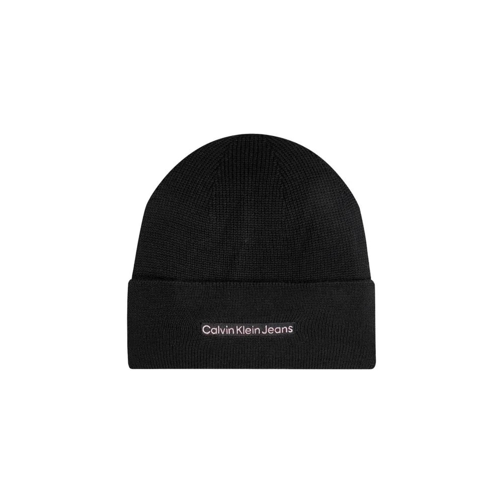 Calvin Klein Jeans Black Cotton Caps Baseball Hat - UNI