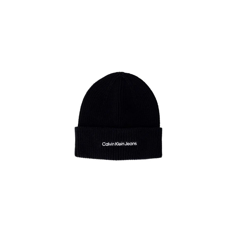 Calvin Klein Jeans Black Cotton Caps Baseball Hat - UNI