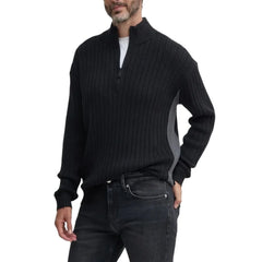 Calvin Klein Jeans Black Cotton Cardigan - IT52 | XL