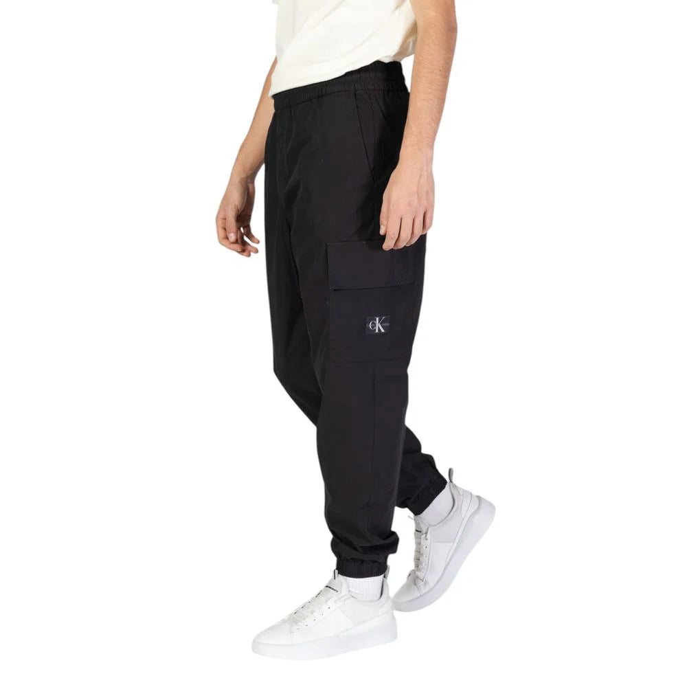 Calvin Klein Jeans Black Cotton Joggers Workout Pant - IT46 | M