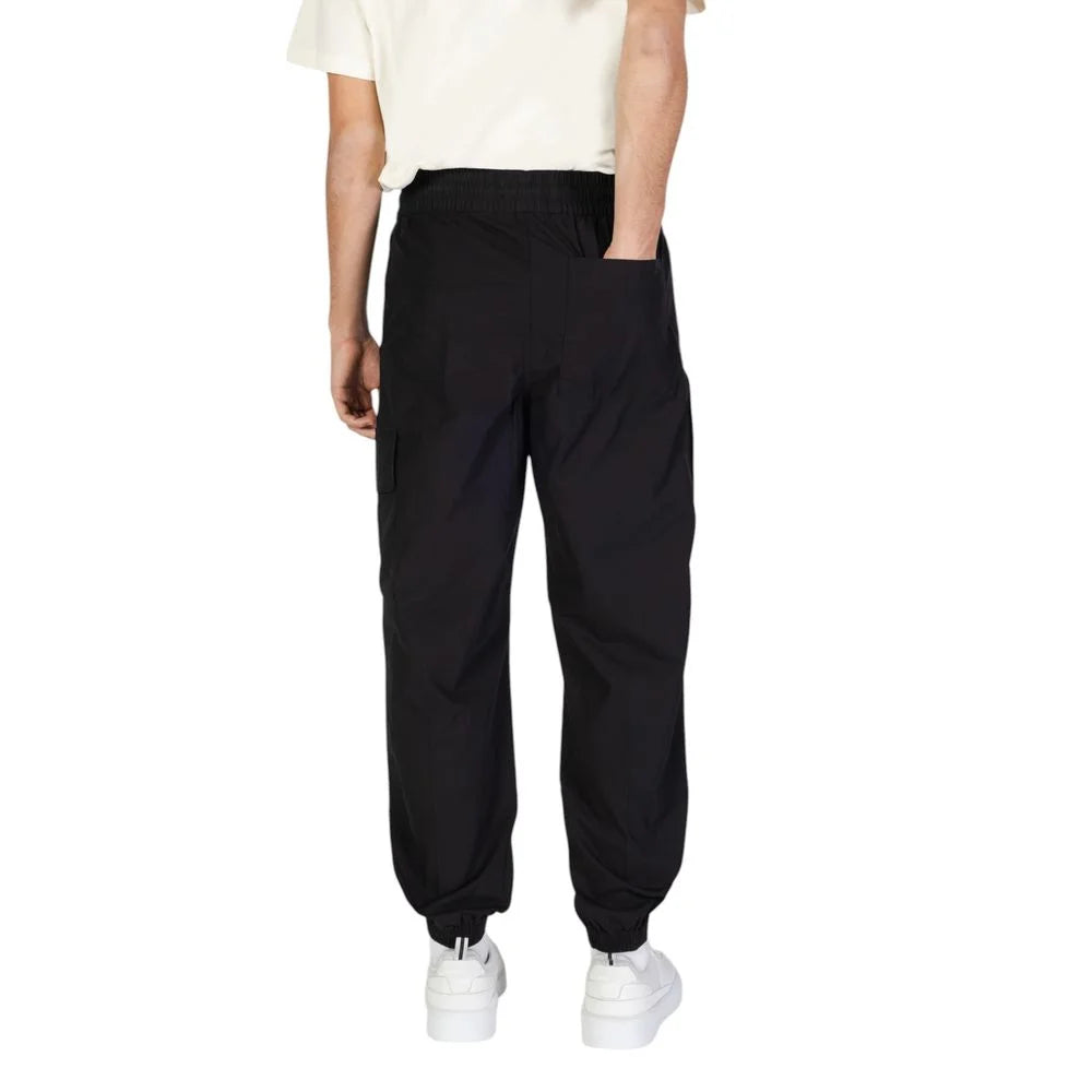 Calvin Klein Jeans Black Cotton Joggers Workout Pant - IT46 | M