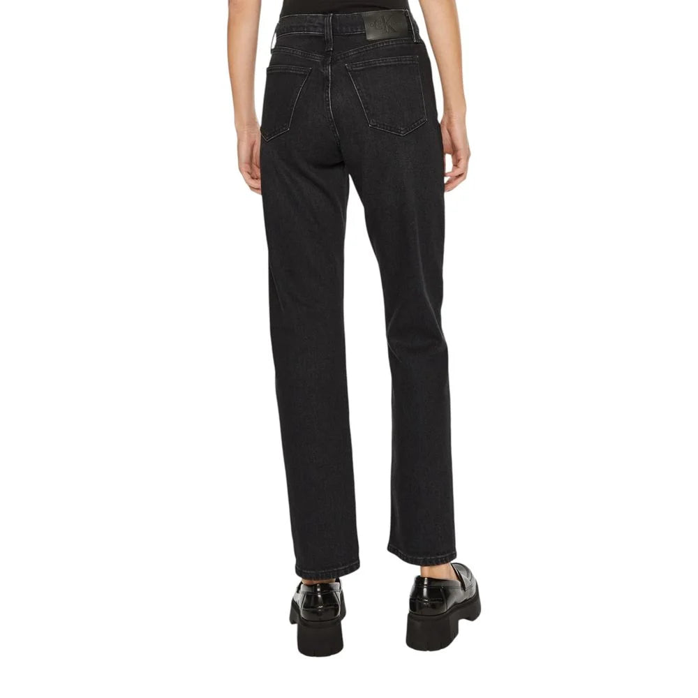 Calvin Klein Jeans Black Cotton Mom Jean - W26 | L32