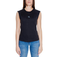 Calvin Klein Jeans Black Cotton T-Shirt