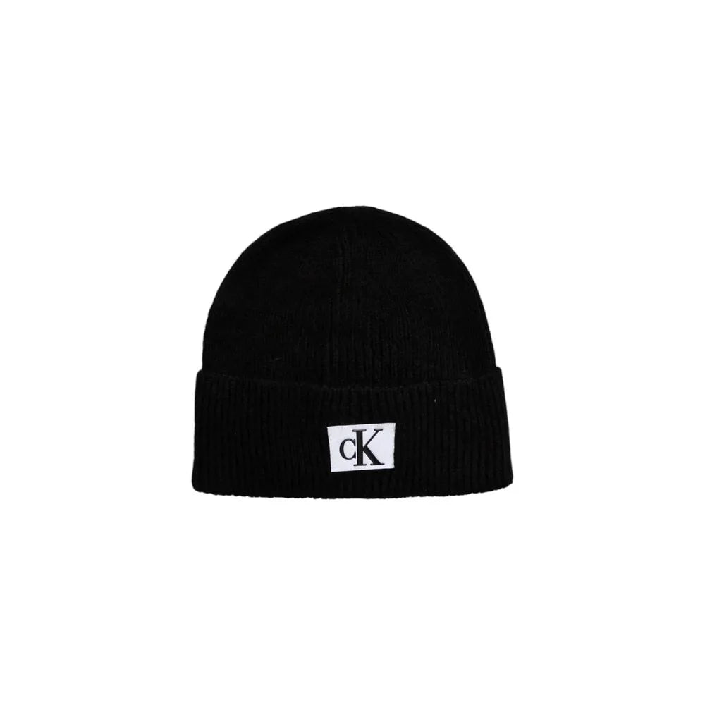 Calvin Klein Jeans Black Marabou Caps Baseball Hat - UNI