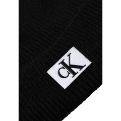 Calvin Klein Jeans Black Marabou Caps Baseball Hat - UNI