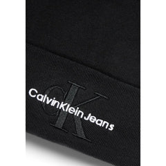 Calvin Klein Jeans Black Organic Cotton Caps Baseball Hat - UNI