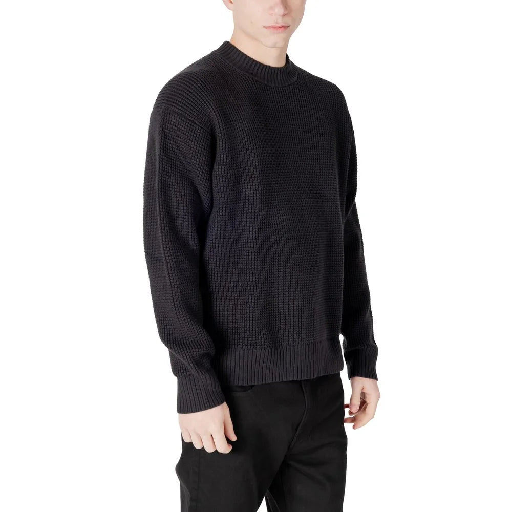 Calvin Klein Jeans Black Organic Cotton Sweater - IT52 | XL