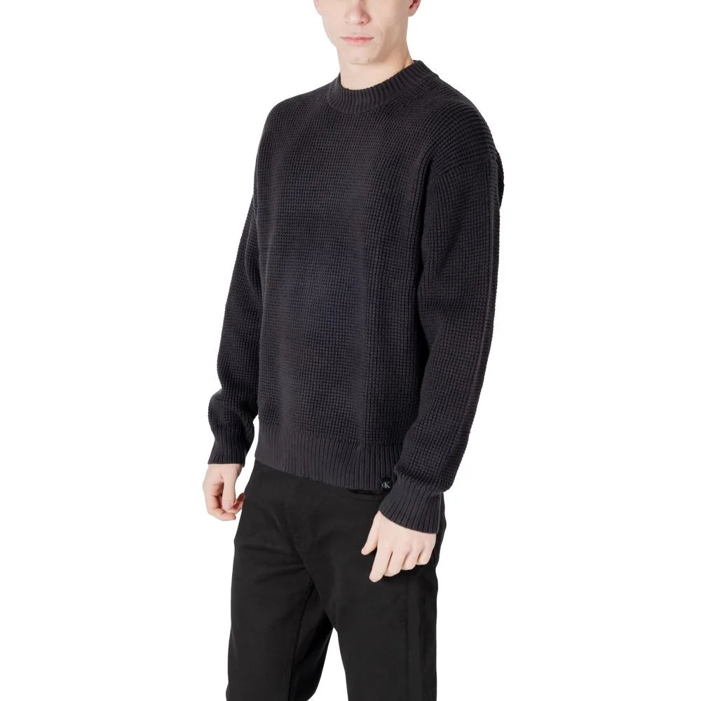 Calvin Klein Jeans Black Organic Cotton Sweater - IT52 | XL