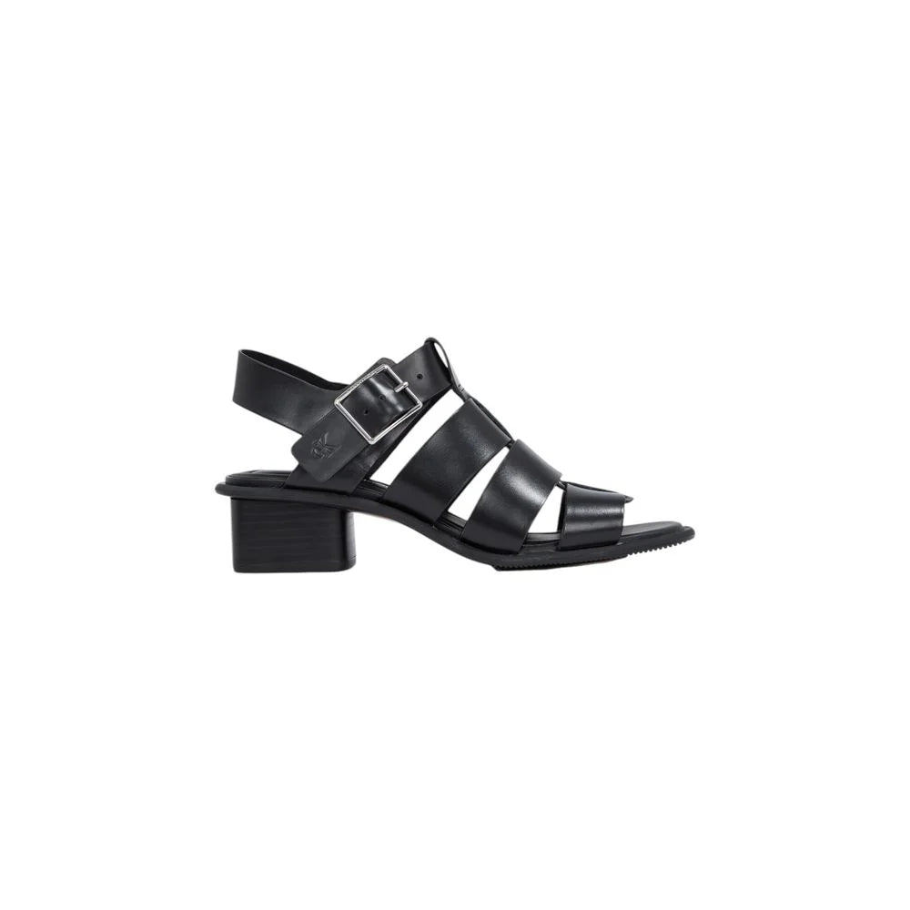 Calvin Klein Jeans Black Polyester Sandal - Sandals