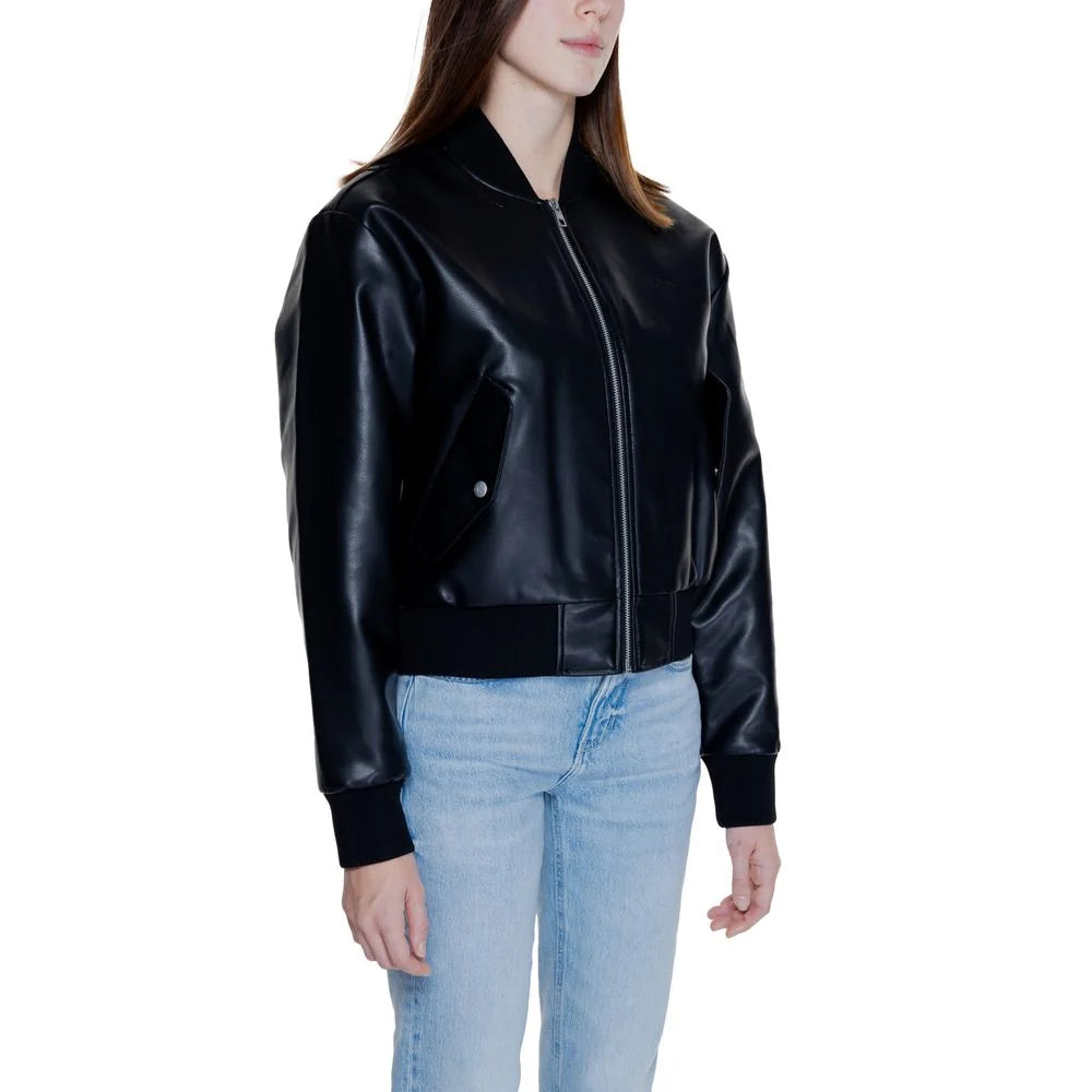 Calvin Klein Jeans Black Polyethylene Jackets & Coat - IT42|M