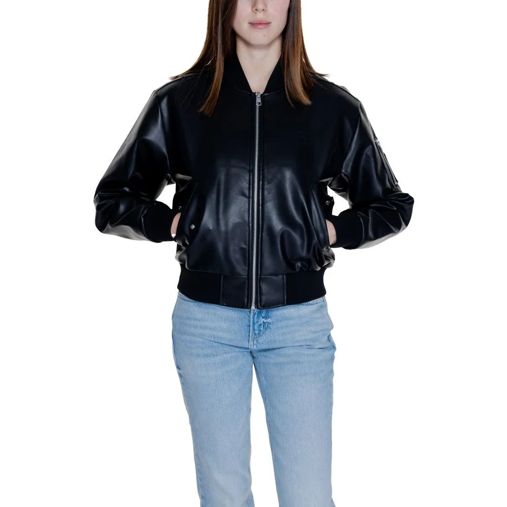 Calvin Klein Jeans Black Polyethylene Jackets & Coat - IT42|M