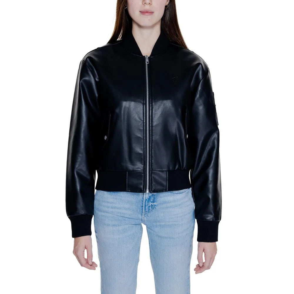 Calvin Klein Jeans Black Polyethylene Jackets & Coat - IT42|M