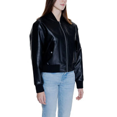 Calvin Klein Jeans Black Polyethylene Jackets & Coat - IT42|M