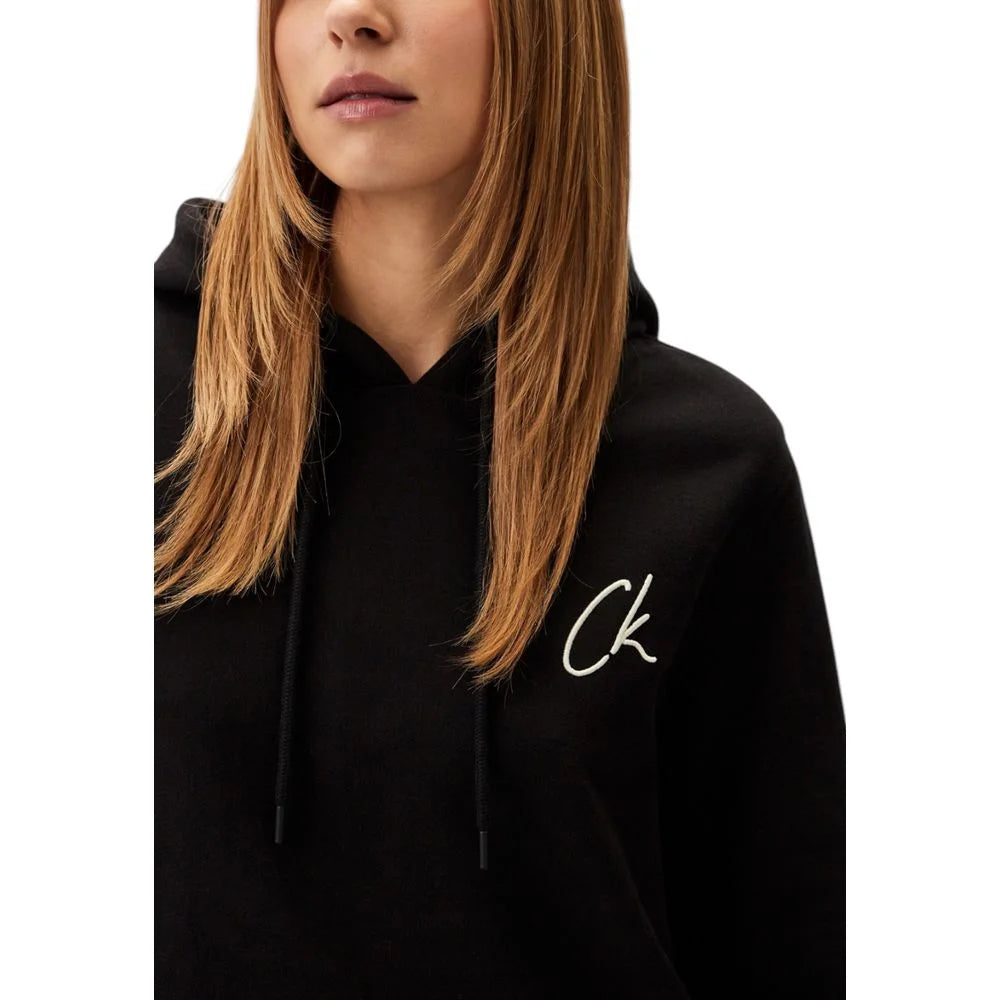 Calvin Klein Jeans Black Recycled Cotton Sweatshirt - IT40|S