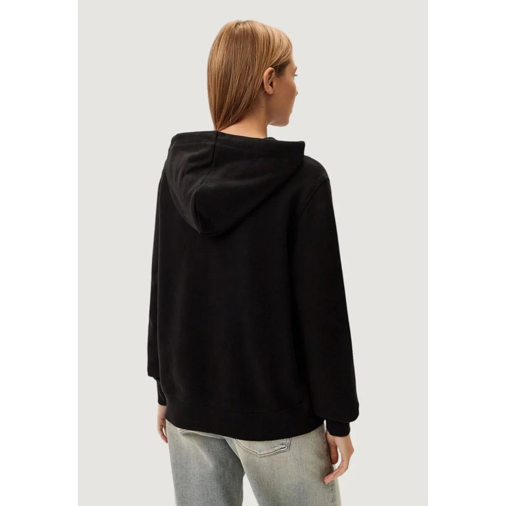 Calvin Klein Jeans Black Recycled Cotton Sweatshirt - IT40|S