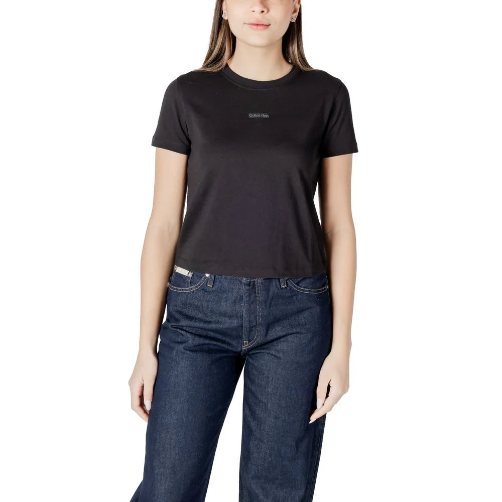 Calvin Klein Jeans Black Recycled Cotton T-Shirt - IT38|XS
