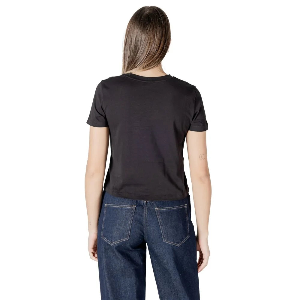 Calvin Klein Jeans Black Recycled Cotton T-Shirt - IT38|XS