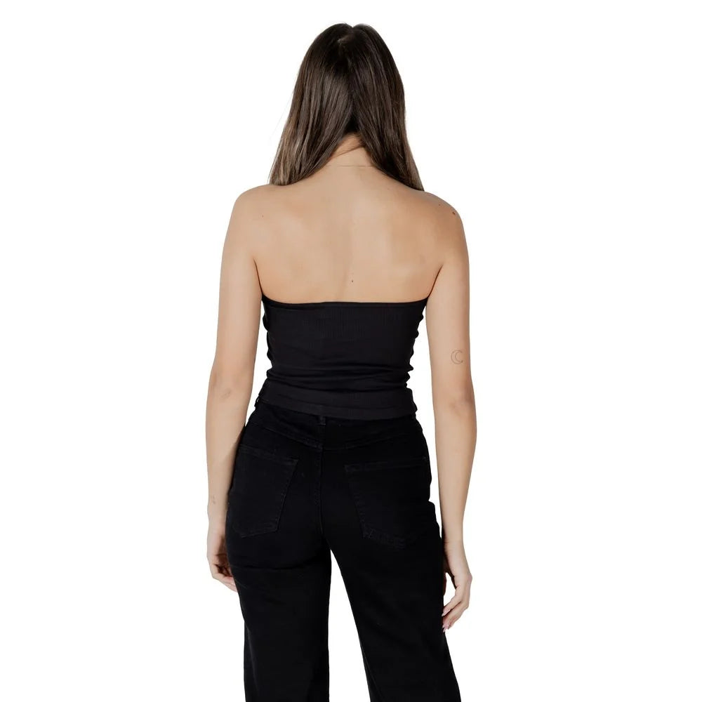 Calvin Klein Jeans Black Recycled Cotton Top - IT42|M