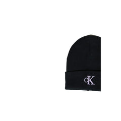 Calvin Klein Jeans Black Recycled Polyester Caps Baseball Hat - UNI