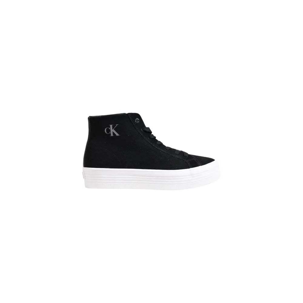 Calvin Klein Jeans Black Suede Leather Sneaker