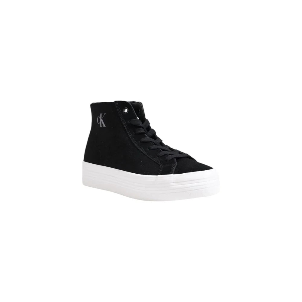 Calvin Klein Jeans Black Suede Leather Sneaker