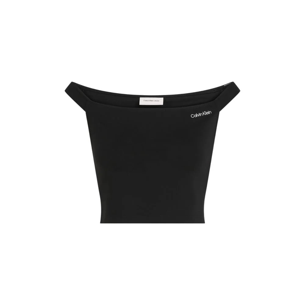 Calvin Klein Jeans Black Viscose Top