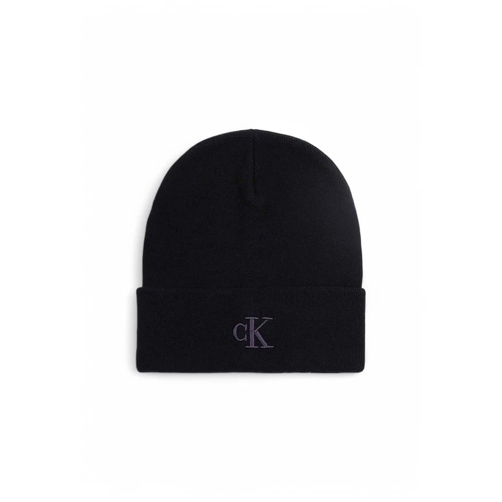 Calvin Klein Jeans Black Wool Caps Baseball Hat - UNI