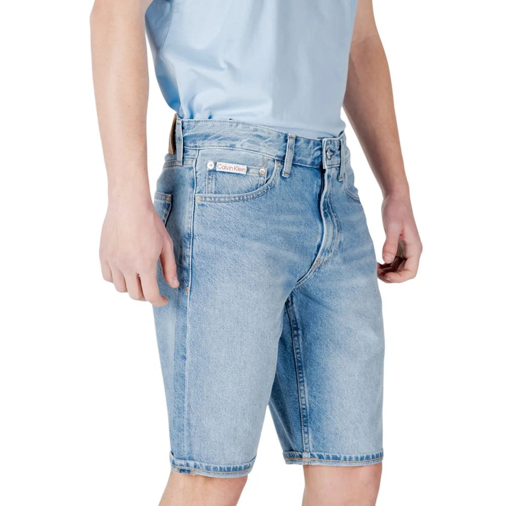 Calvin Klein Jeans Blue Cotton Bermuda - W31