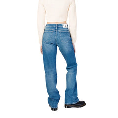 Calvin Klein Jeans Blue Cotton Mom Jean