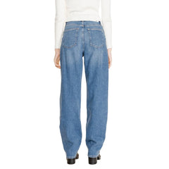 Calvin Klein Jeans Blue Cotton Relaxed Fit Jean