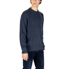 Calvin Klein Jeans Blue Cotton Sweater - IT54 | XXL