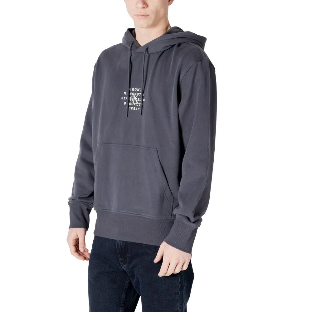 Calvin Klein Jeans Gray Cotton Hoody - IT48 | L