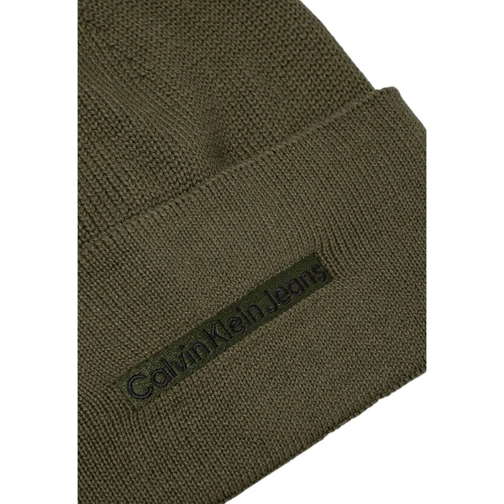 Calvin Klein Jeans Green Cotton Caps Baseball Hat - UNI