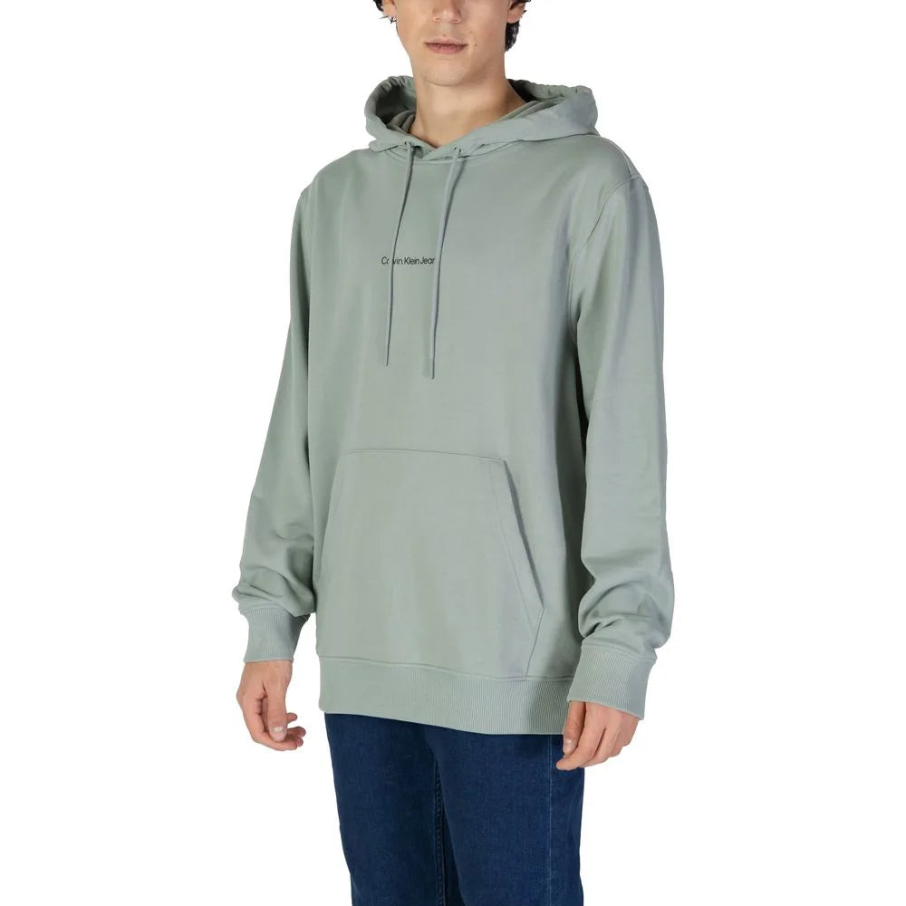 Calvin Klein Jeans Green Cotton Hoody - IT54 | XXL