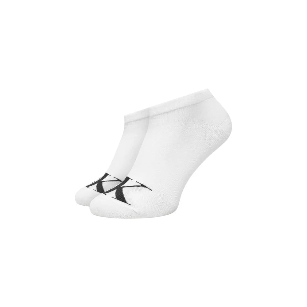 Calvin Klein Jeans White Cotton Sock - 35-38