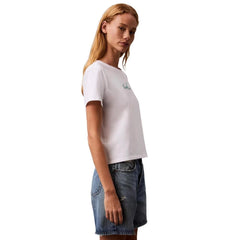 Calvin Klein Jeans White Recycled Cotton T-Shirt - IT44|L