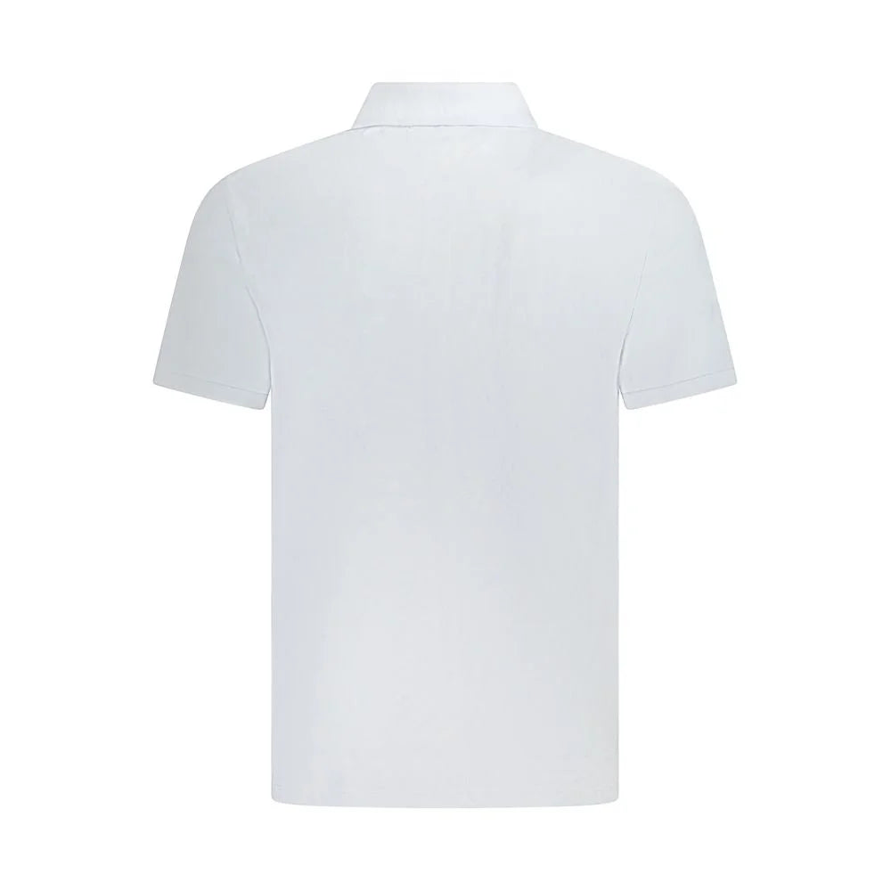 Calvin Klein Light Blue Cotton Men Polo Shirt