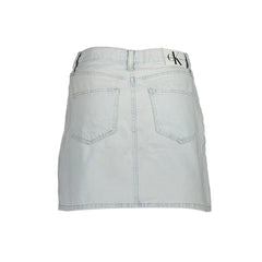 Calvin Klein Light Blue Cotton Women Skirt - W25 - Skirts