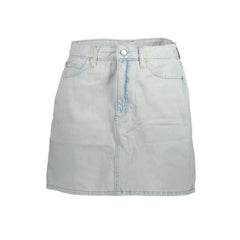 Calvin Klein Light Blue Cotton Women Skirt - W25 - Skirts
