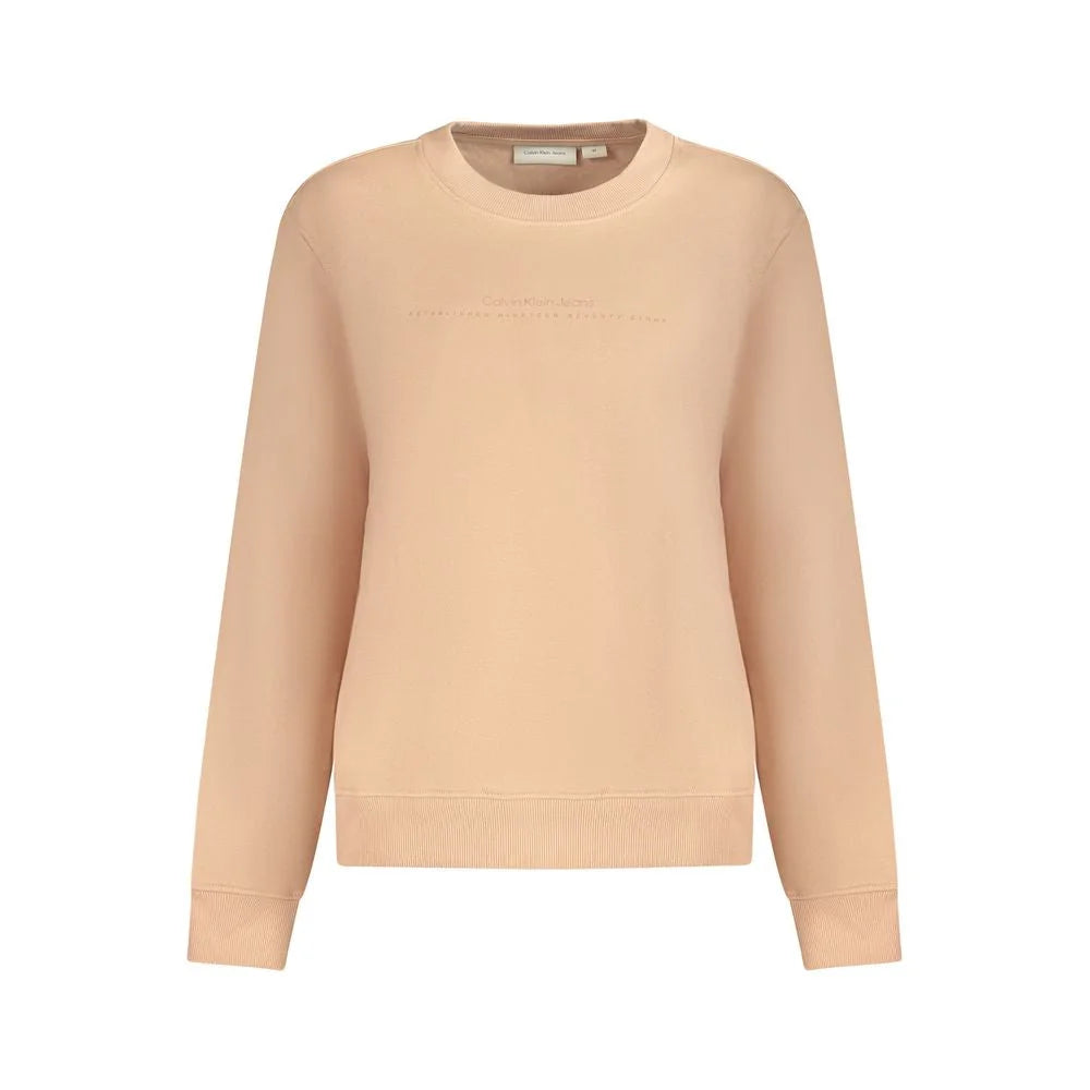Calvin Klein Pink Cotton Women Sweater - Sweatshirts