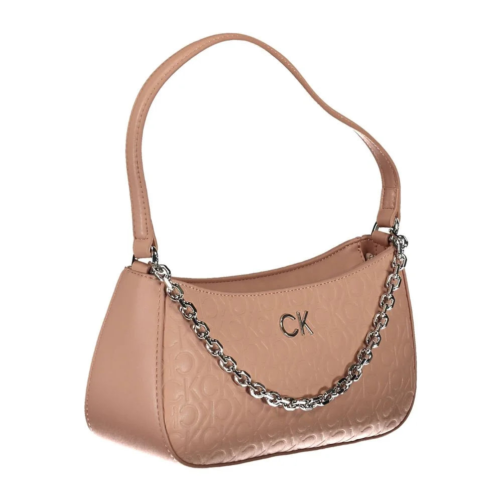 Calvin Klein Pink Polyester Women Handbag - Shoulder Bags