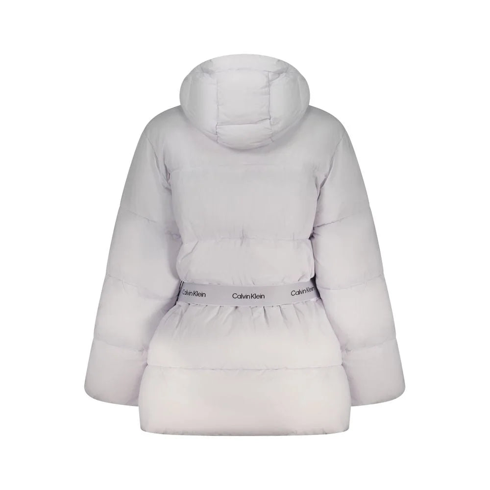 Calvin Klein Purple Nylon Jackets & Coat