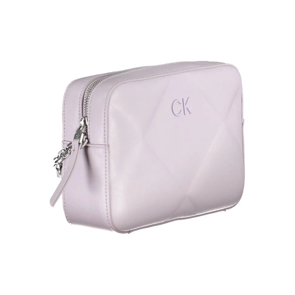 Calvin Klein Purple Polyester Handbag - Cross Body Bags