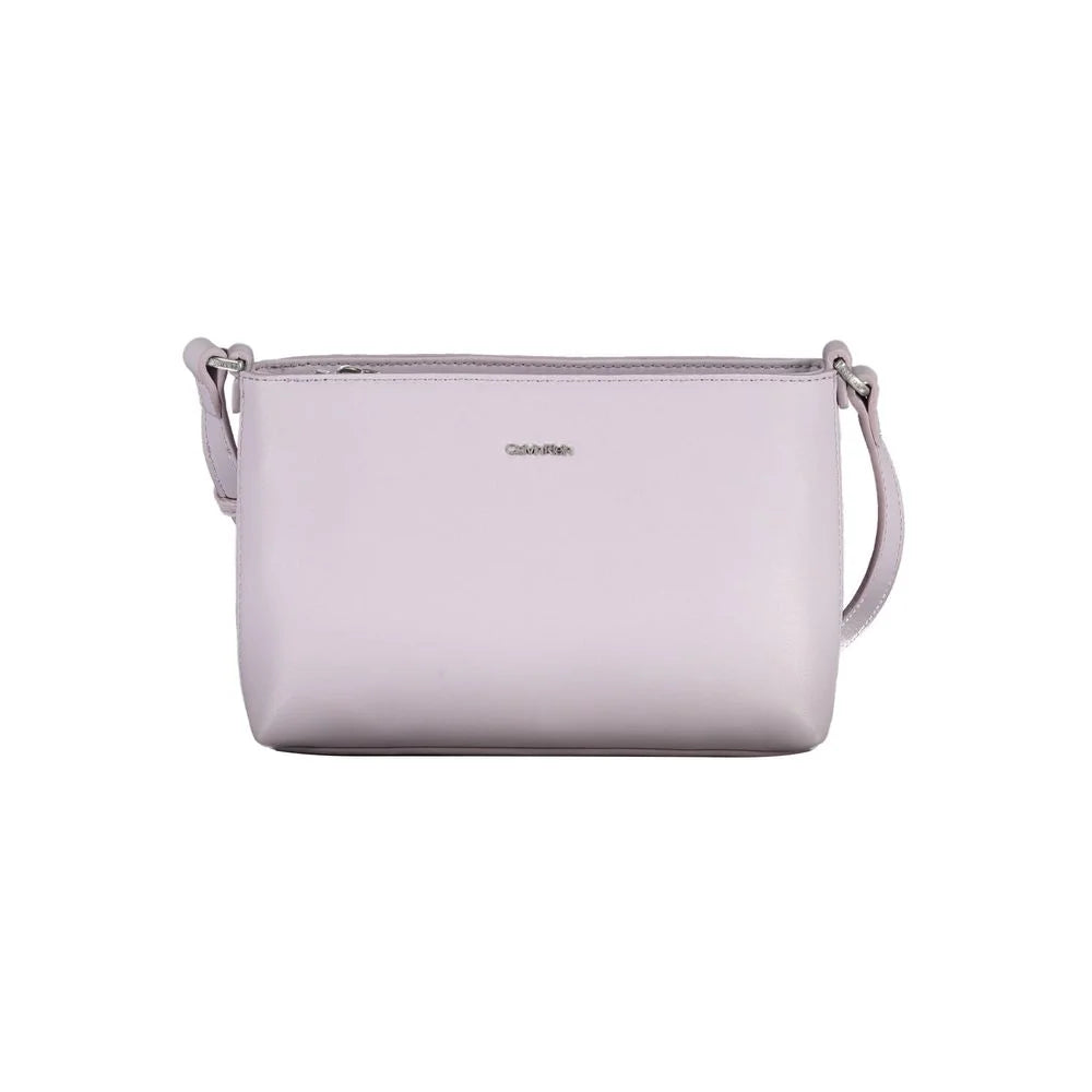 Calvin Klein Purple Polyester Handbag - Cross Body Bags