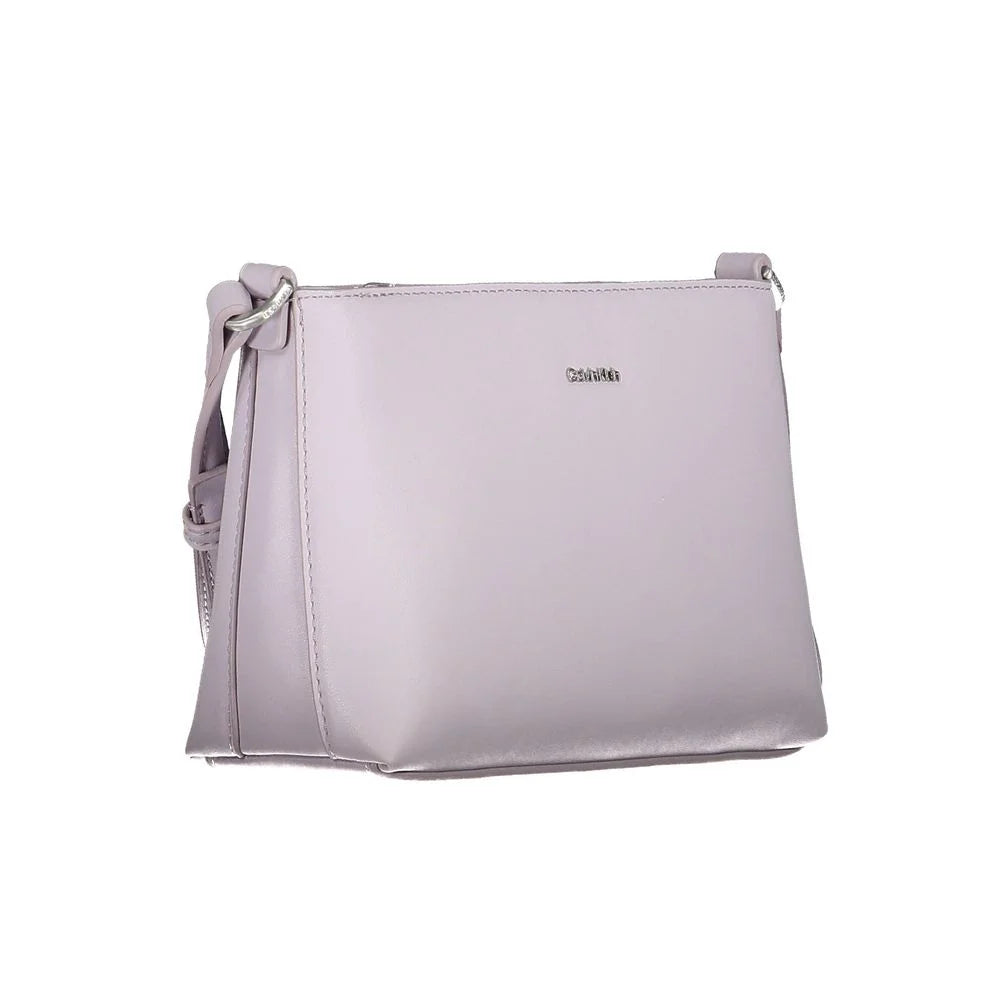 Calvin Klein Purple Polyester Handbag - Cross Body Bags