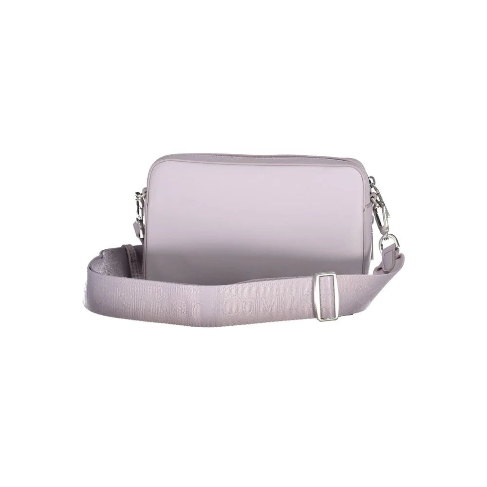 Calvin Klein Purple Polyester Handbag - Shoulder Bags